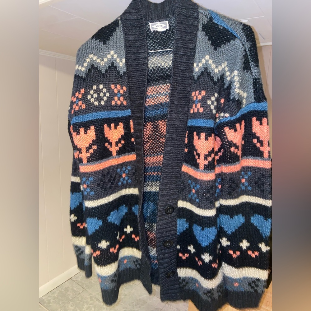 Cute Cozy Patterned Cardigan ugly sweater